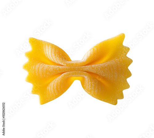 A single farfalle pasta bowtie