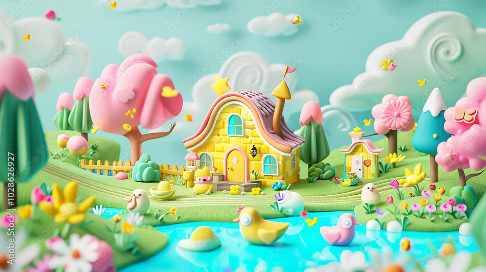 cartoon child toy cartoon child toy