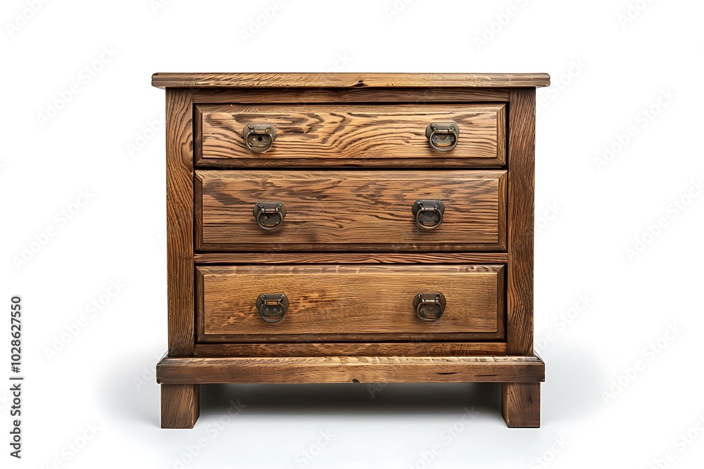 Chest of drawers isolated on white background Chest of drawers isolated on white background