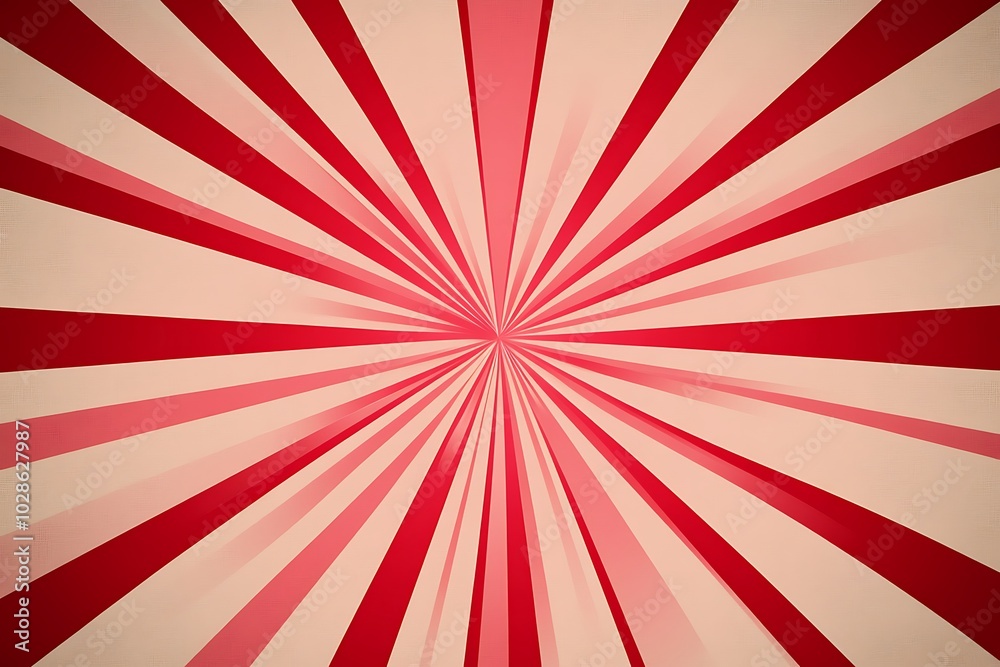 Fototapeta premium coral and red sunburst pattern background