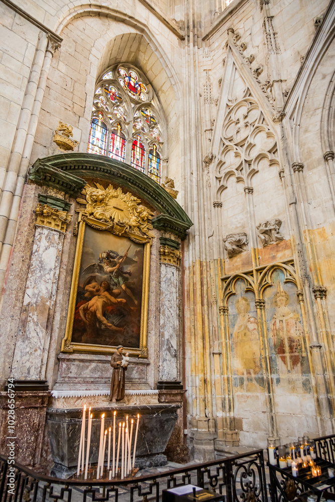 Obraz premium La Cathédrale Saint-Étienne d'Auxerre