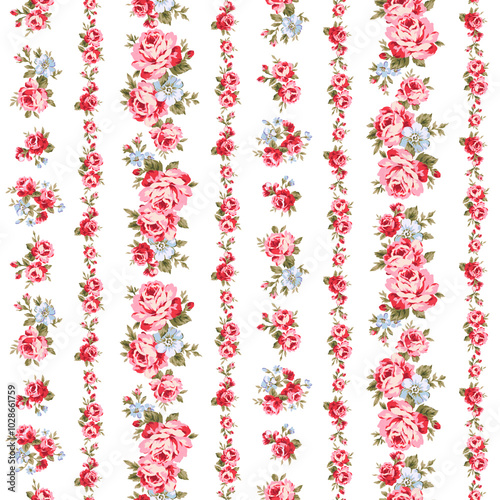 Cute rose pattern perfect for textile patterns,