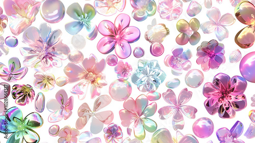 colorful flower pattern