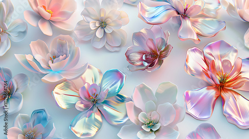 colorful flower pattern