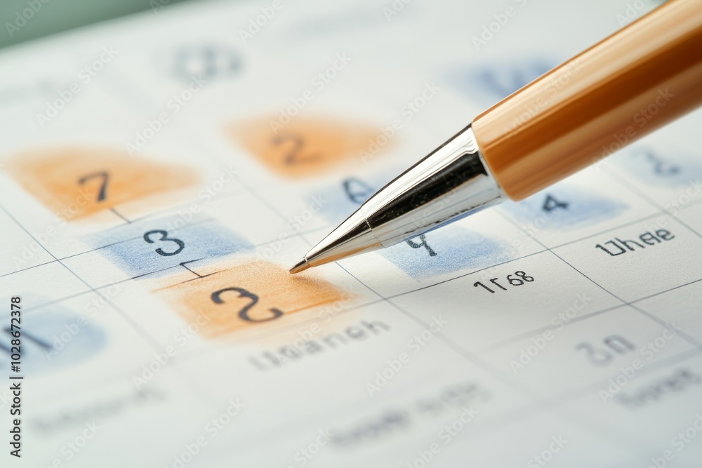 Business Schedule Calendar, Generative AI Business Schedule Calendar, Generative AI