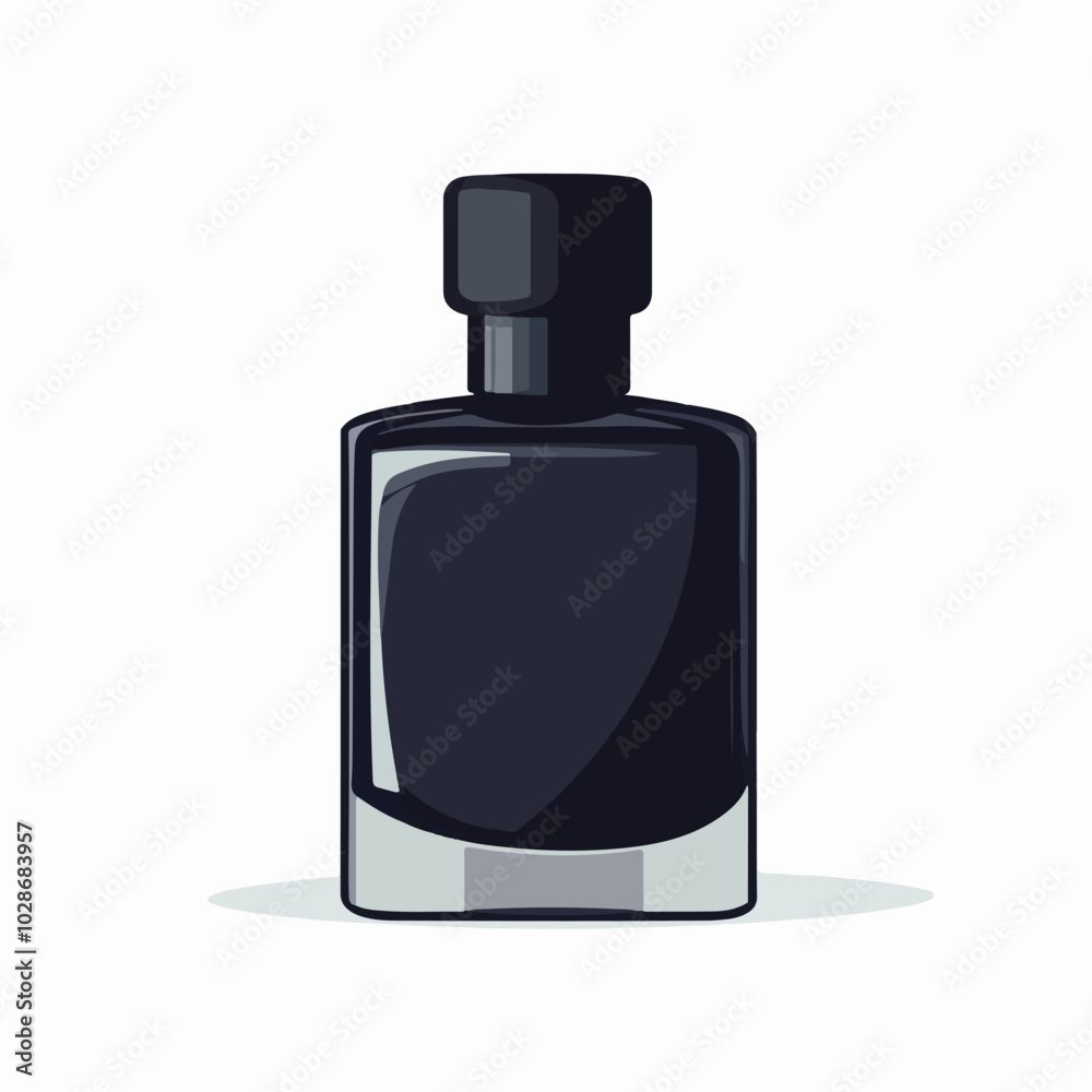 Illustration of men's perfume. Men's cologne. Bottle of men's toilet water. Illustration of men's perfume. Men's cologne. Bottle of men's toilet water.