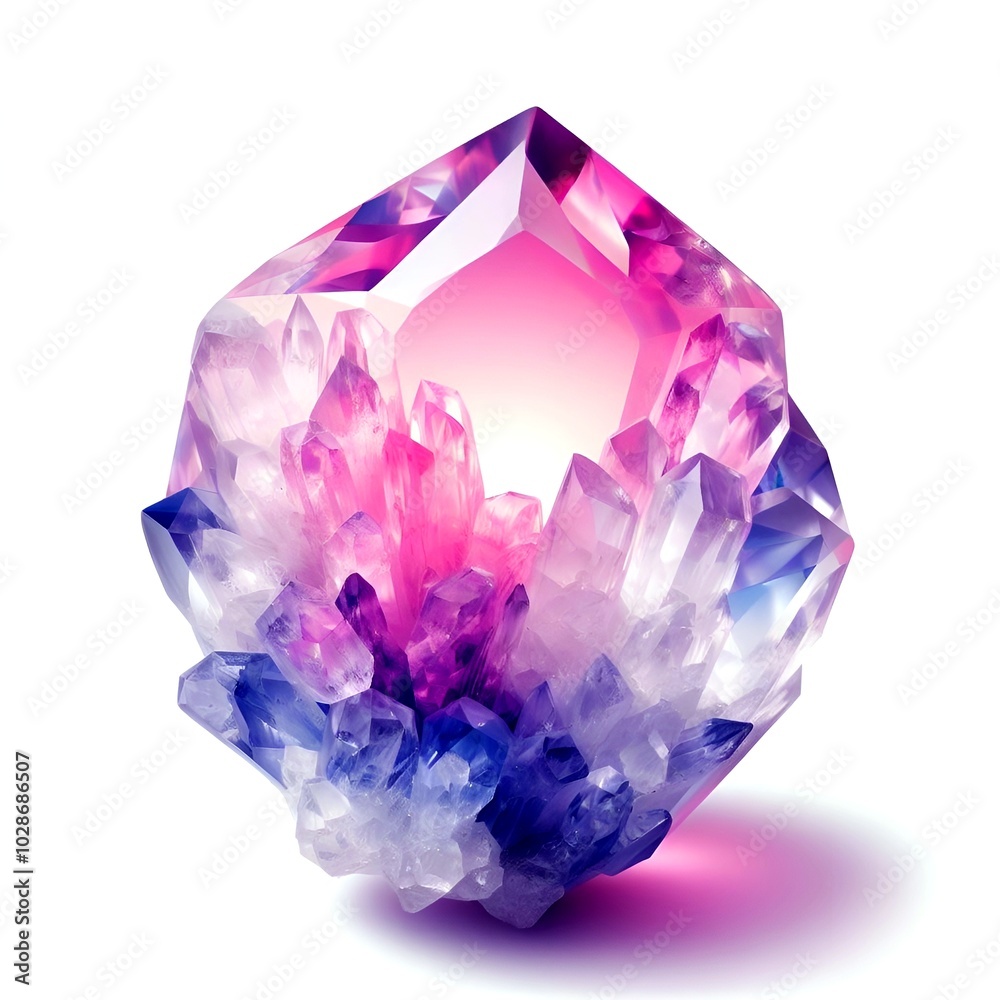 amethyst isolated on white background amethyst isolated on white background