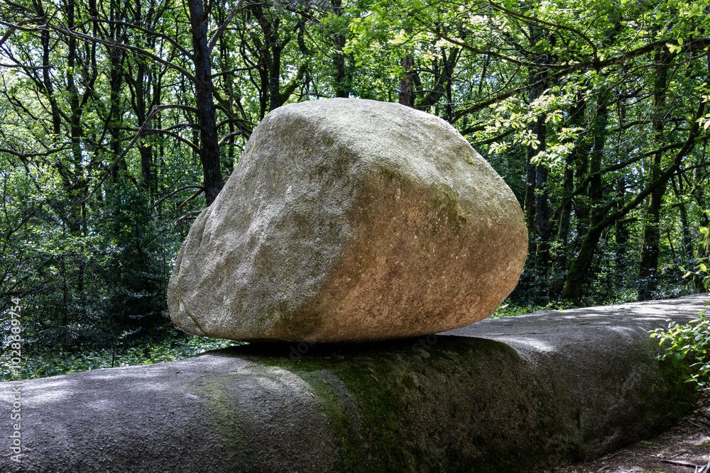 Spectacular rocks in the Sidobre region next to the village of Lacrouzette. Tarn. Occitanie. France. Spectacular rocks in the Sidobre region next to the village of Lacrouzette. Tarn. Occitanie. France.