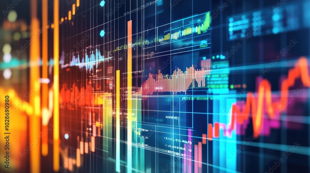 Vibrant Investment Presentation with Colorful Data Visuals