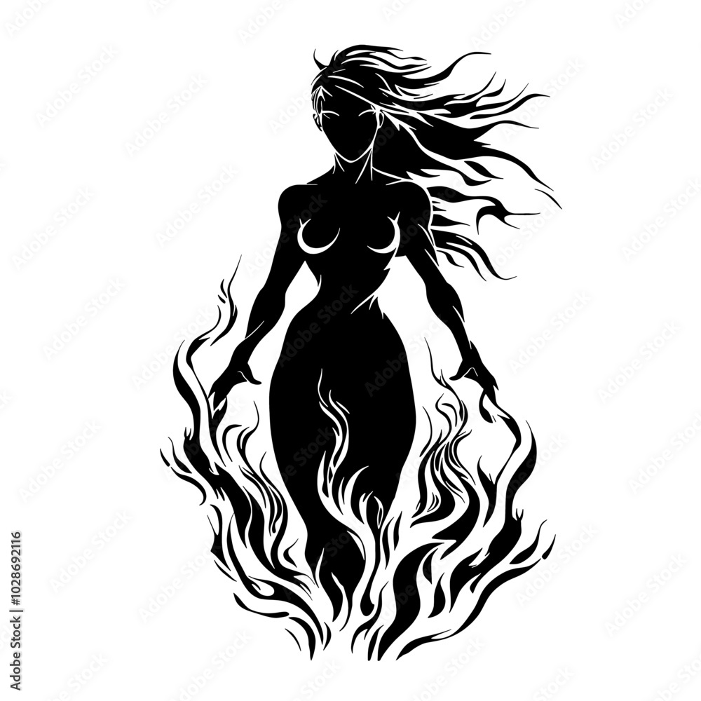 Ignite Your Imagination with a Striking Vector Image of a Fire Elemental – Perfect for Enriching Your Creative Projects, from Fantasy Art to Eye-Catching Designs, and Bring Passion and Energy Ignite Your Imagination with a Striking Vector Image of a Fire Elemental – Perfect for Enriching Your Creative Projects, from Fantasy Art to Eye-Catching Designs, and Bring Passion and Energy