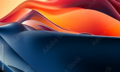 Abstract Colorful Wavy Background