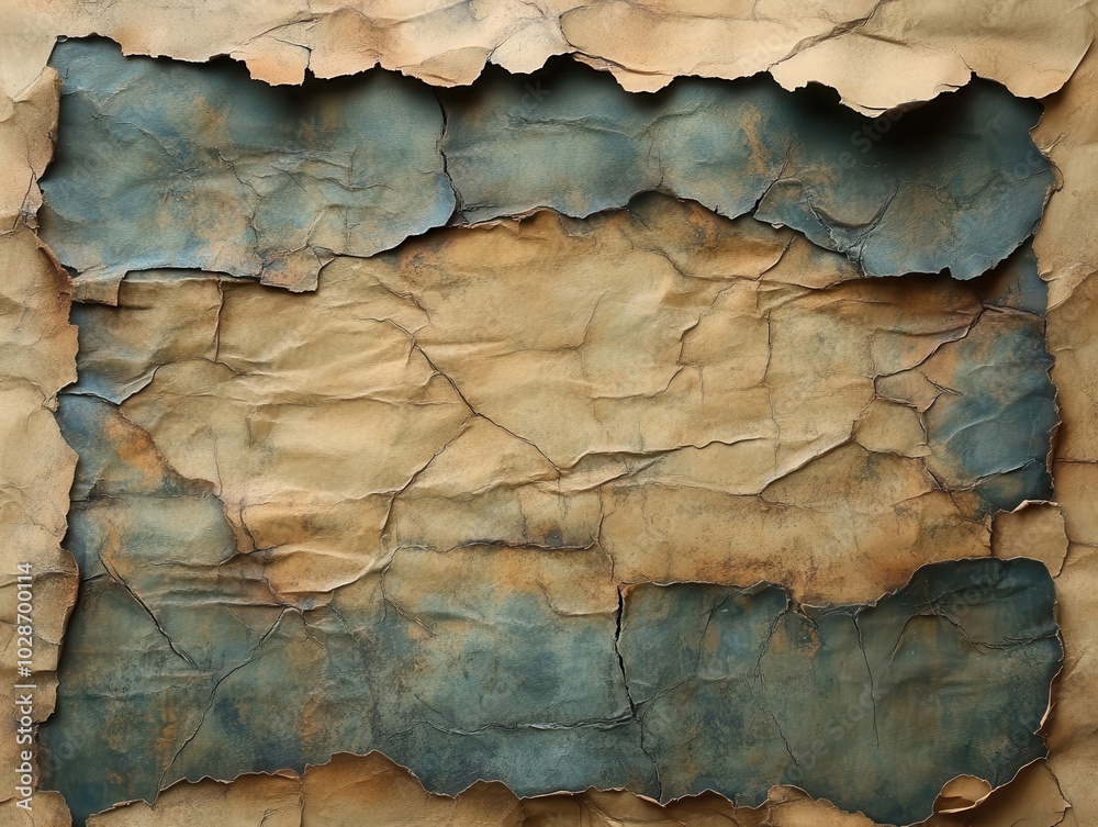 Fototapeta premium old vintage paper texture featuring an aged, distressed look, perfect for backgrounds or artistic projects, evoking a sense of nostalgia and history