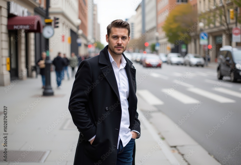 businessman walking in the city steadicam shot businessman walking in the city steadicam shot