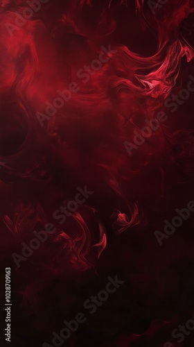 Abstract dark red background, dark fantasy digital art, burgundy color palette