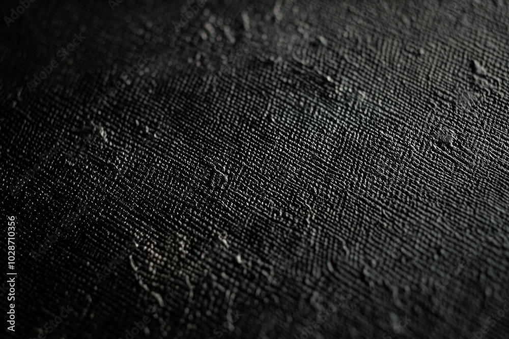 Close up of black matte canvas texture. Close up of black matte canvas texture.