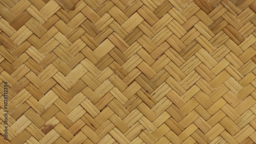 Background of woven thinly split bamboo slats Background of woven thinly split bamboo slats