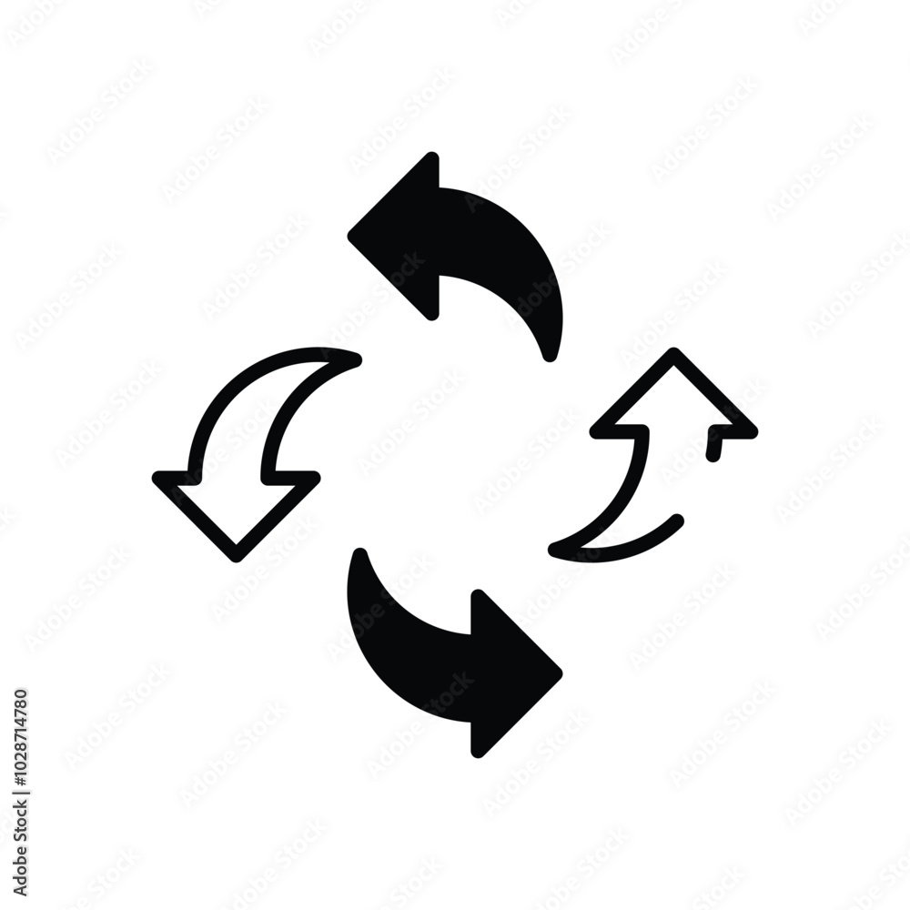 Arrow Circular vector icon Arrow Circular vector icon