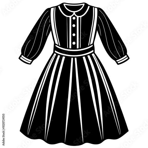 illustration of a dress