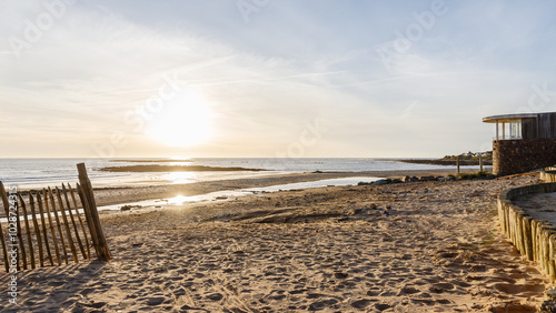 Obraz na płótnie Normandeliere Beach, Bretignolles sur mer, Vendee, France w salonie