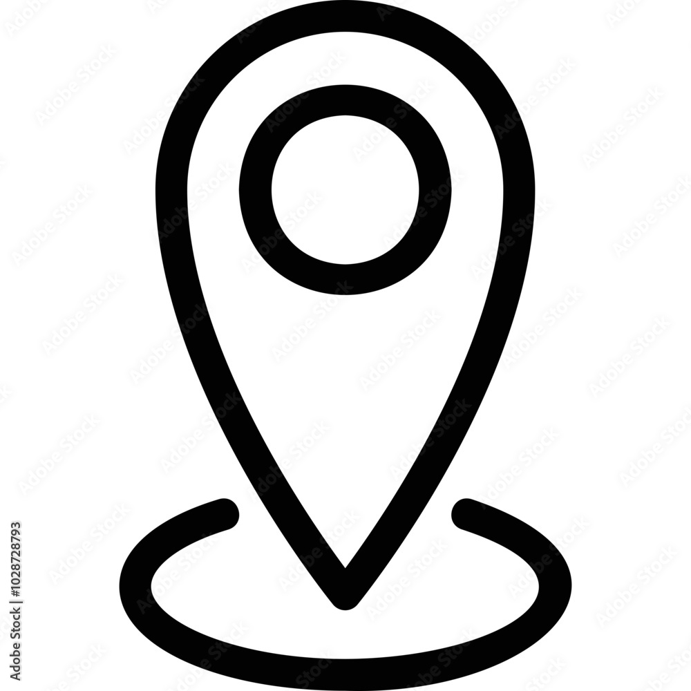 Simple vector icon location
