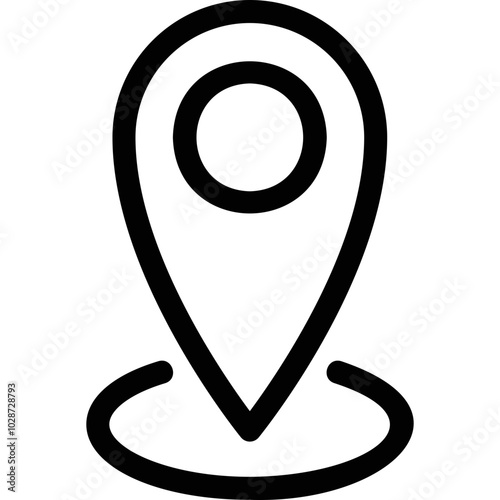 Simple vector icon location