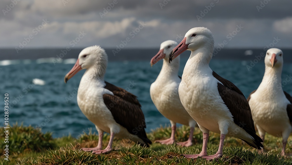 Obraz premium red stork