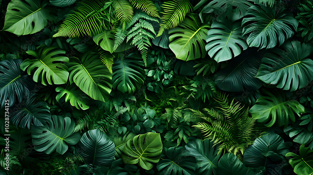 Lush green foliage creating a vibrant, natural backdrop. Lush green foliage creating a vibrant, natural backdrop.
