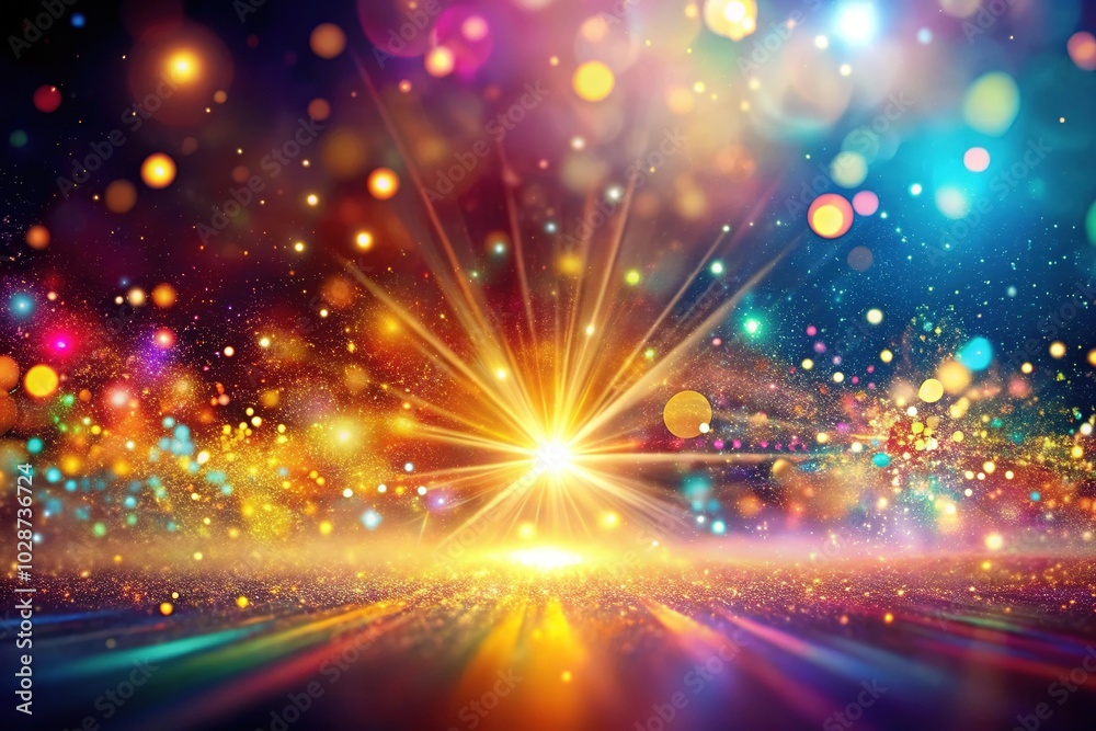 Glowing Light Particles on Transparent Background for Banners and Cards Glowing Light Particles on Transparent Background for Banners and Cards
