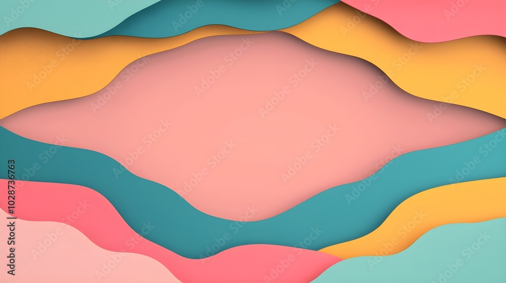 Colorful abstract layered paper texture background Colorful abstract layered paper texture background