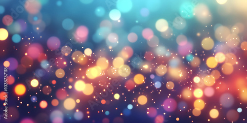 Sparkling Lights Abstract Background