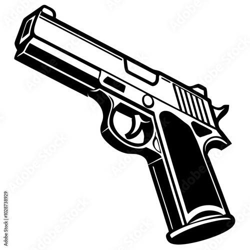 desert eagle gun illustration photo