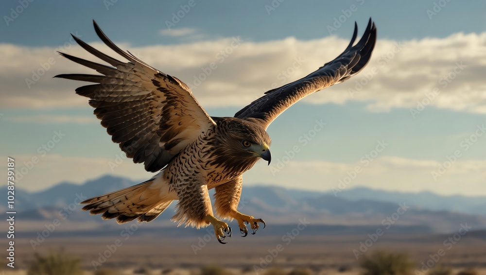 Fototapeta premium eagle in flight