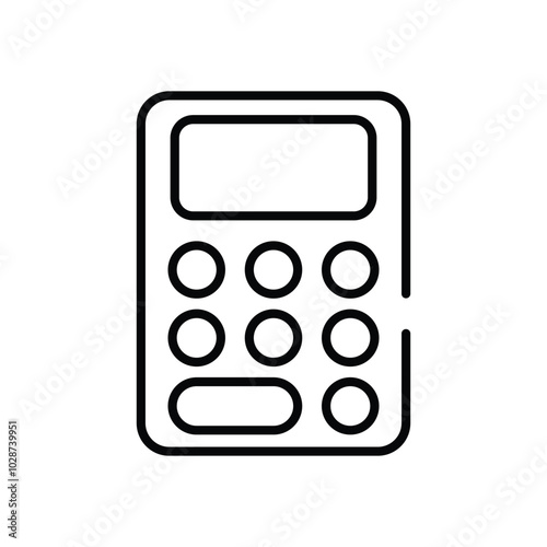 Calculator vector icon