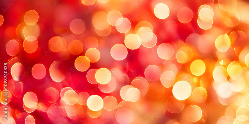 Abstract Red and Yellow Bokeh Lights Abstract Red and Yellow Bokeh Lights