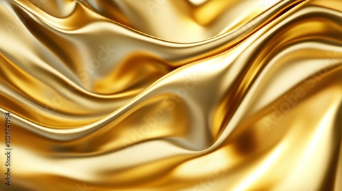 Gold fabric background