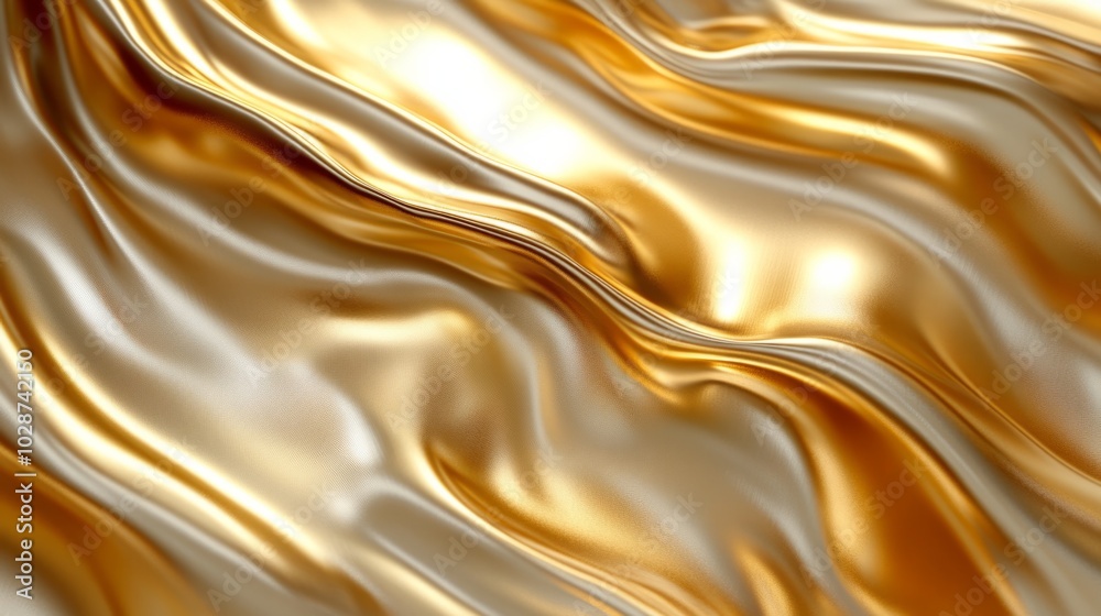 Gold fabric background Gold fabric background