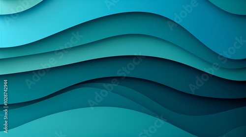 Vibrant blue and turquoise abstract 3d wallpaper background – stunning fluid design with dynamic waves and depth, perfect for modern digital art, creative projects, and eye-catching visuals for websit