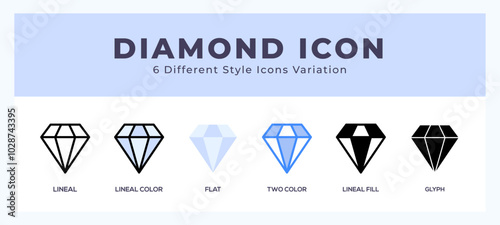Diamond icon vector for web. and mobile app
