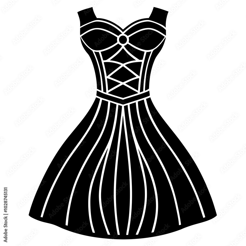 illustration of a dress illustration of a dress