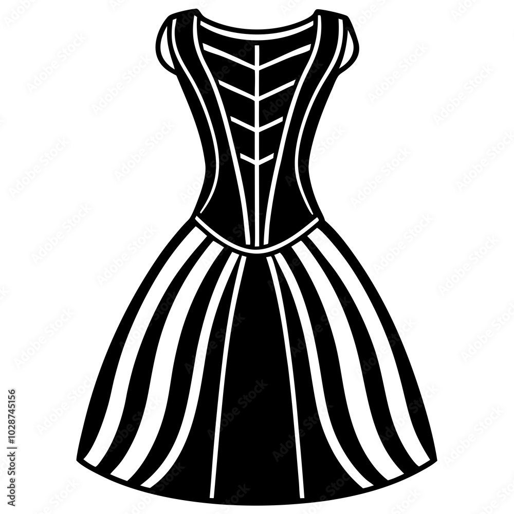 illustration of a dress illustration of a dress