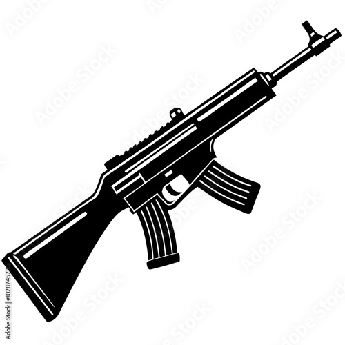 fn fal gun illustration