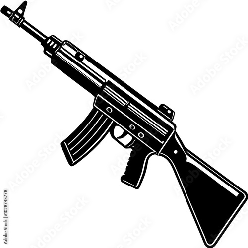 fn fal gun illustration