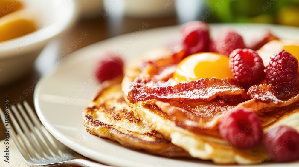 A nutritious breakfast is essential for fueling your body. A nutritious breakfast is essential for fueling your body.