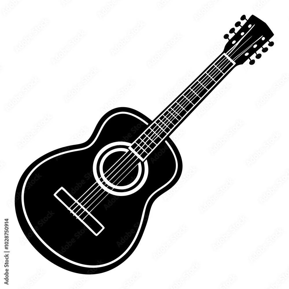 acoustic guitar isolated on white acoustic guitar isolated on white