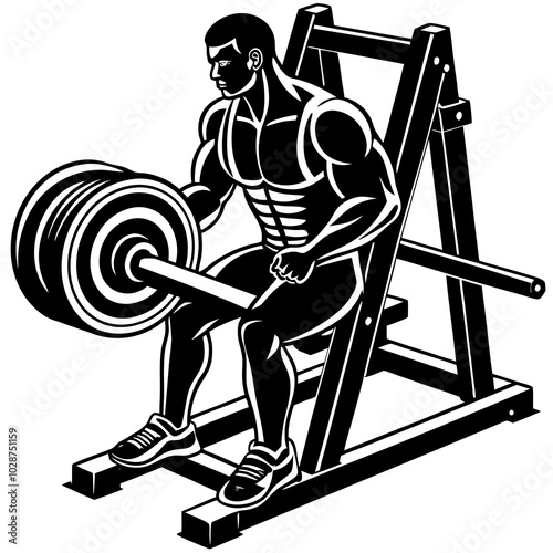 hack squat machine