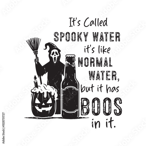 It's Called Spooky Water it's like normal water but it has boos in it