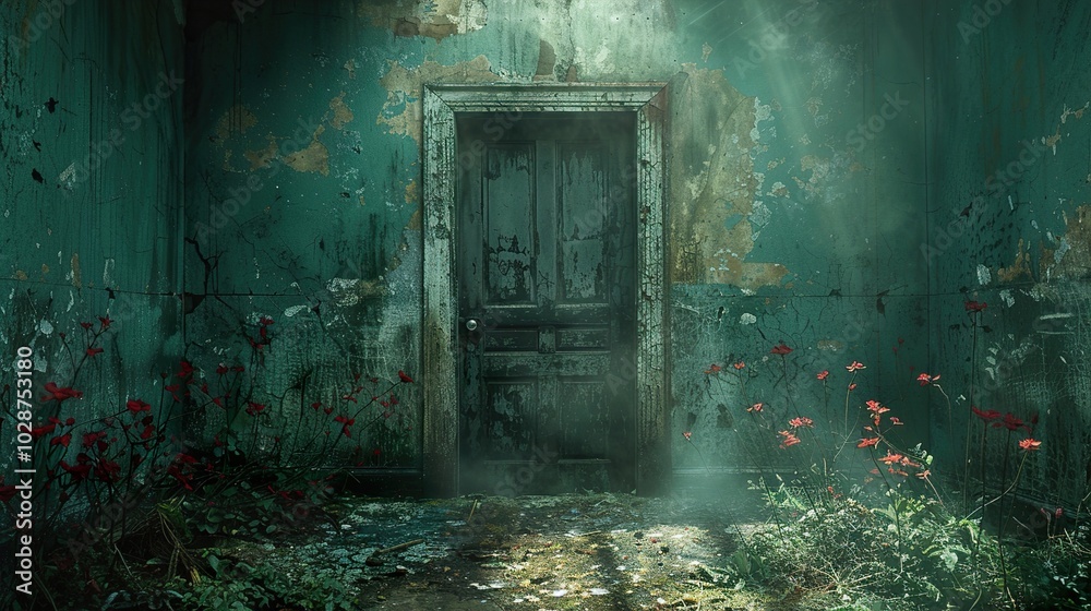 Forgotten Doorway: A Glimpse into an Abandoned Past