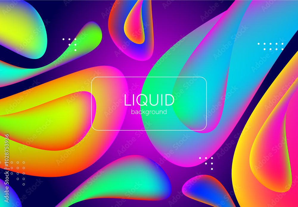 Abstract Liquid Gradient Background Stock Template Adobe Stock