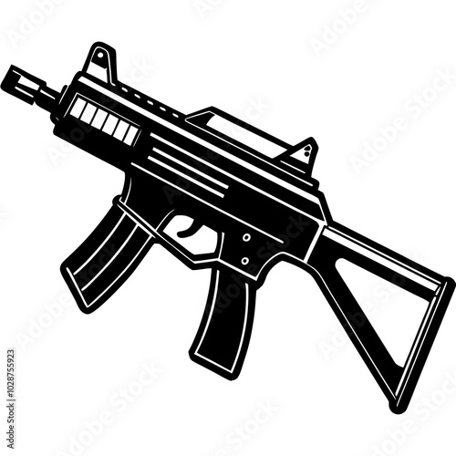 heckler koch g36 gun vector