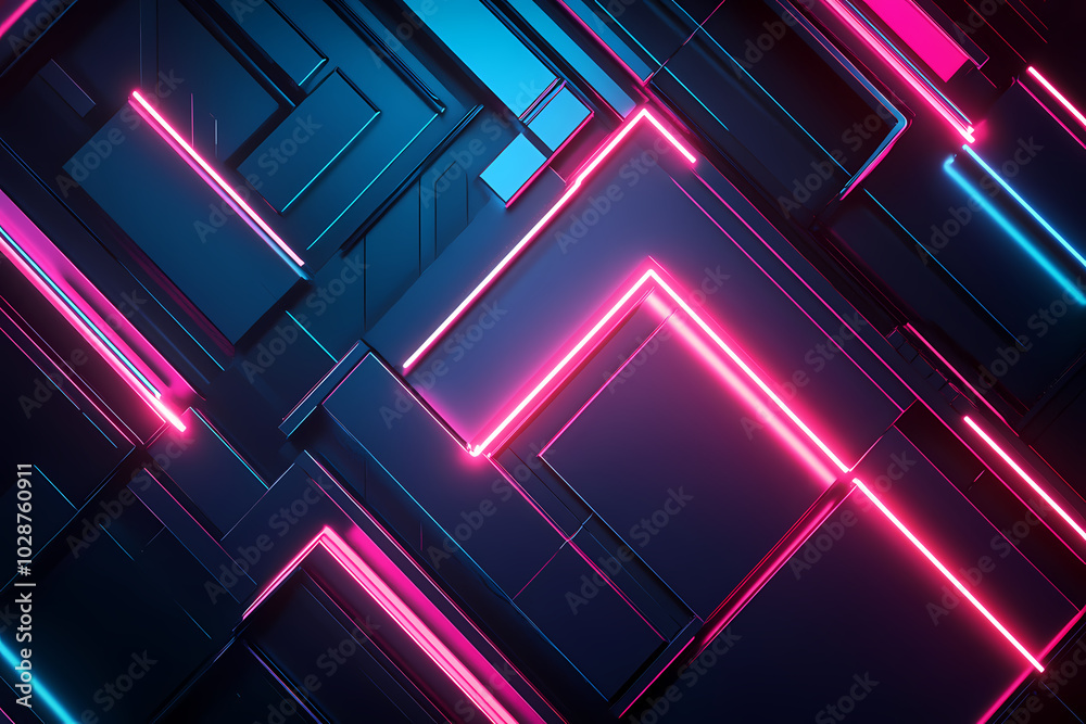 background featuring a sleek combination of neon lights, dark tones, black, and chrome elements. background featuring a sleek combination of neon lights, dark tones, black, and chrome elements.